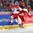 MONTREAL, CANADA - DECEMBER 29: The Czech Republic's Daniel Kurovsky #16 takes a hit from Denmark's Oliver Larsen #2 during preliminary round action at the 2017 IIHF World Junior Championship. (Photo by Francois Laplante/HHOF-IIHF Images)

